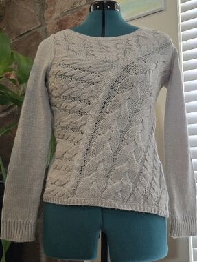 Asymmetrical Coquette Fairy Delicate Knit Sweater